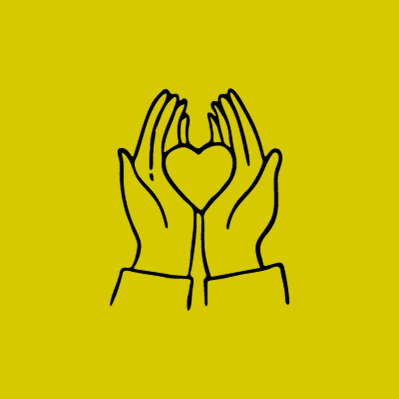 Give back cash fund illustration on a chartreuse card
