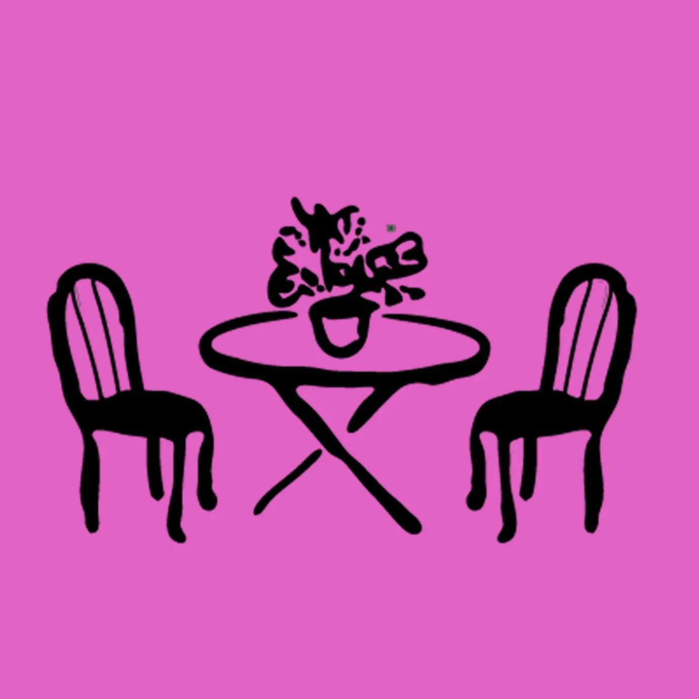 Honeymoon cash fund illustration on a pink card